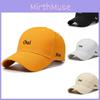 Oui Letters Embroidery Non Duck Cap Girl Spring Autumn Outdoor Sports Running
