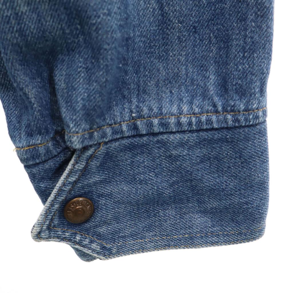 Levi's 70s Made in USA Vintage Long sleeve Denim shirt S Wash blue Men's Used