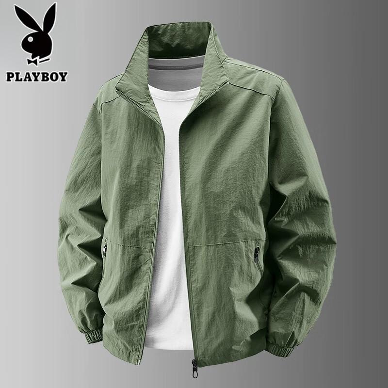 PLAYBOY Men s Thin Breathable Sun Protection Jacket M