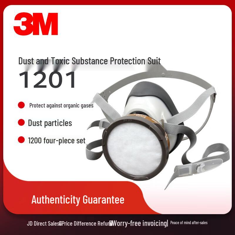 3M 1201 Half Facepiece Respirator Kit