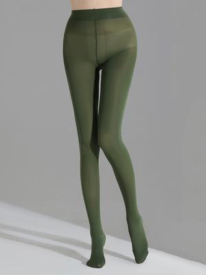 Meias finas verdes clássicas