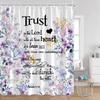 Motivational  Words Simple Art Shower Curtains Bathroom Rules Bath Curtain Trust Life Bathroom Curtain Hello Summer Bath Curtain