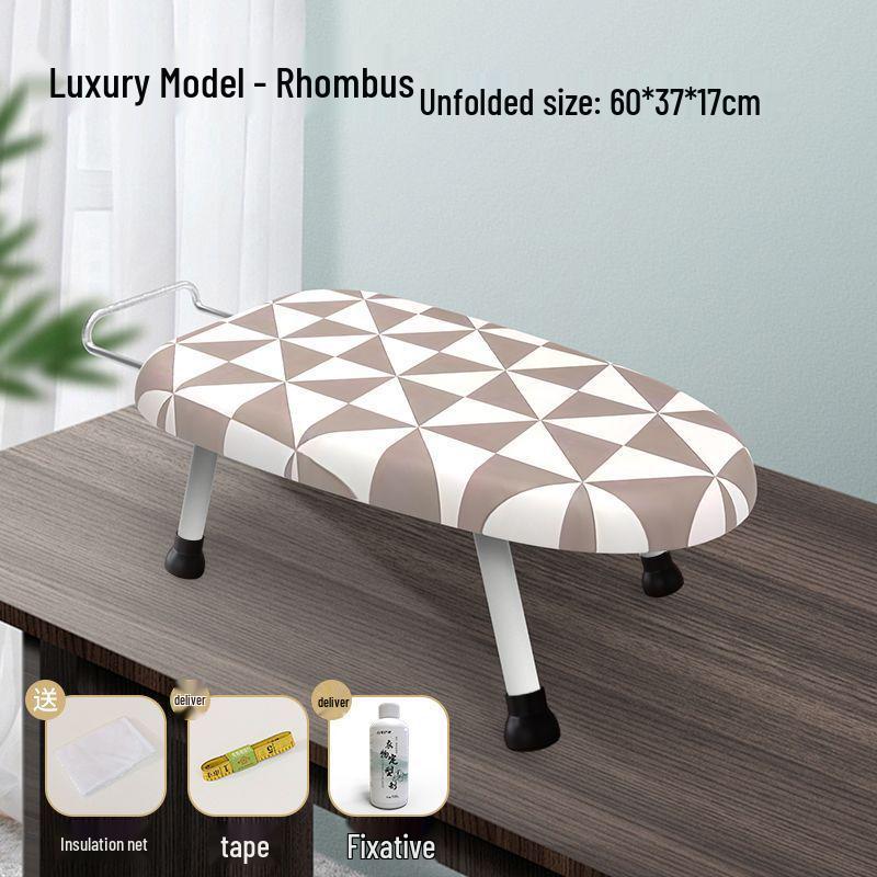 Compact Folding Universal Ironing Board - Mini Electric Mat Table for Clothes