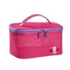 Square Shape Large Capacity Handbag Fashion PU PU Leather Makeup Bag Portable Handheld Toiletries Bag