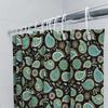 Unframed Bathroom Curtain Floral Vintage Paisley Print Waterproof Shower Curtain Sets Home Decor