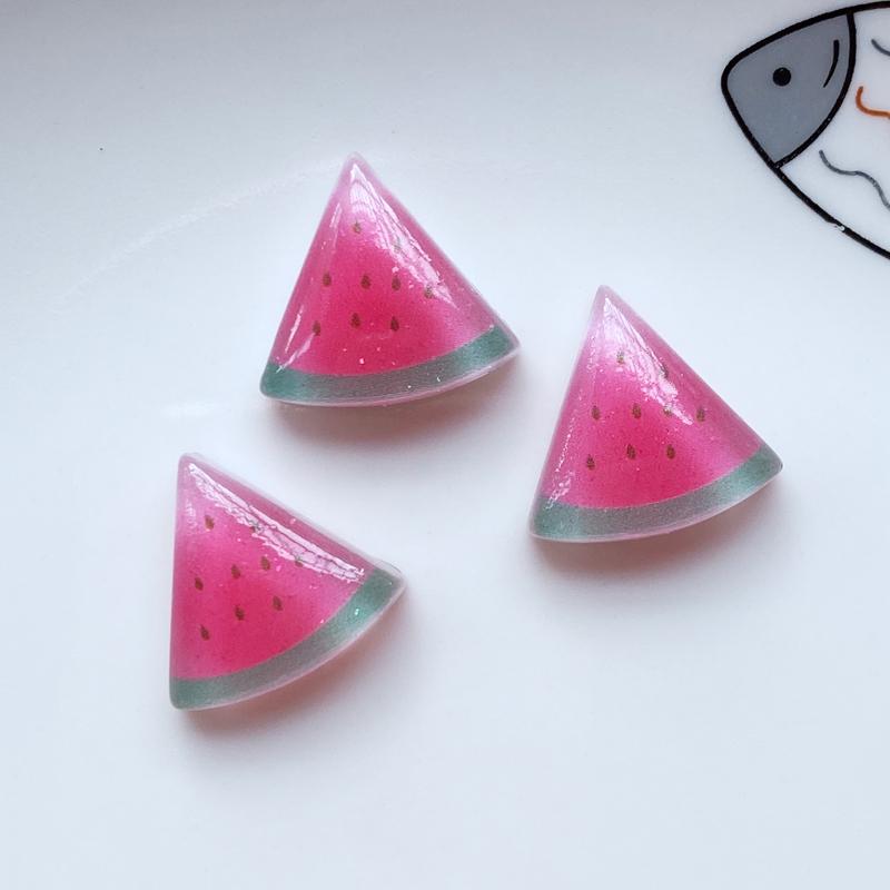 

10/20Pcs Resin Lovely Mixed Transparent Fruit Series Flatback Cabochon Scrapbook Kawaii DIY Embellishments Accessories K71 10pcs