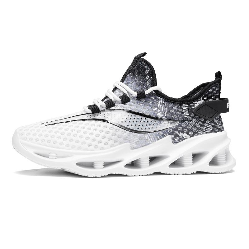 2025 summer breathable large mesh casual shoes hollow men's shoes versatile men's running shoes flying woven mesh shoes sports shoes