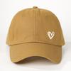 Solid color love printed baseball cap for both men and women, suitable for casual and versatile travel, sun protection, and gath