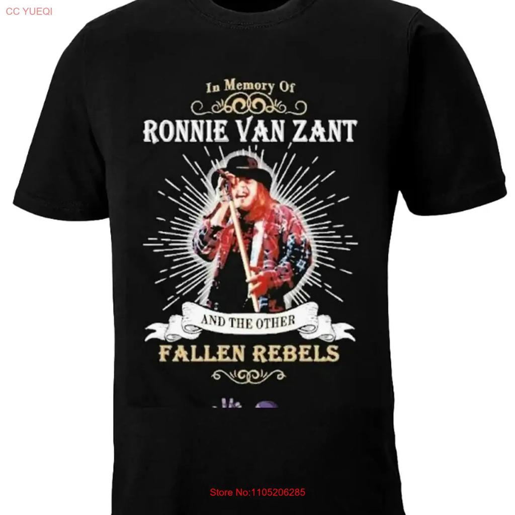 Ronnie Van Zant T Shirt Unisex Hot Gift Cotton Best Vintage Soft Stretched Casual Slightly Unisex Top For Everyday Wear