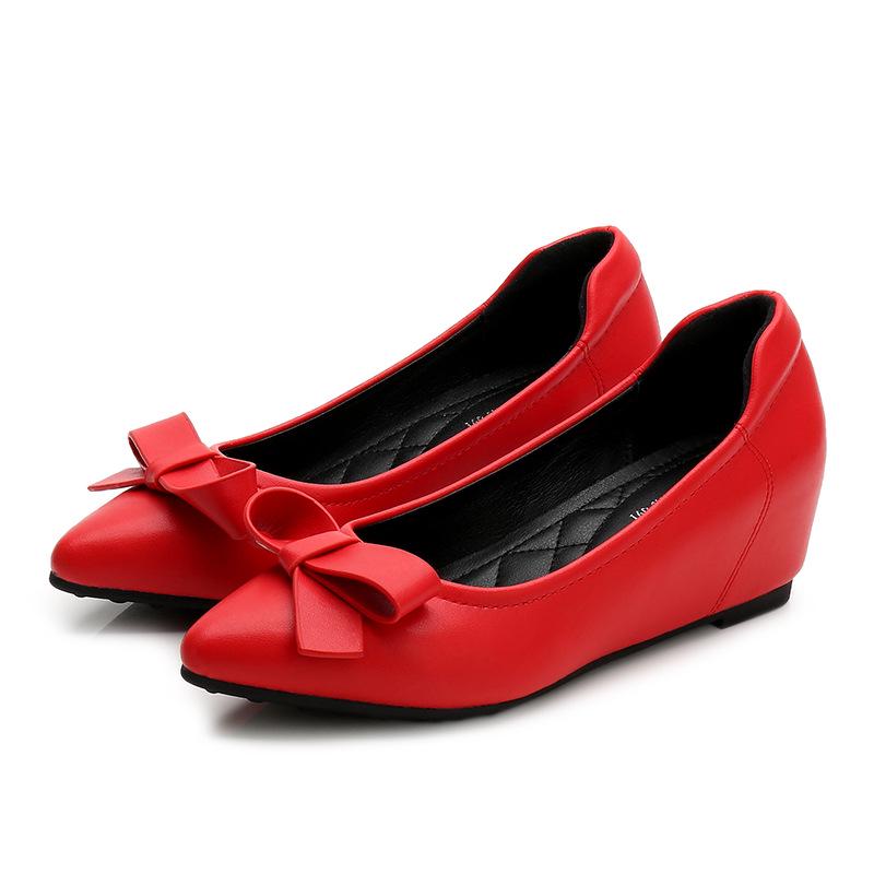 Mother s Soft Leather Black Wedge Flats - Spring 2026 European Collection, Comfortable Women s Work Shoes. 31