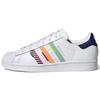 Superstar Multi Jagged Stripes Damen Sneakers Weiß Wolkenweiß Nachthimmel GW9783