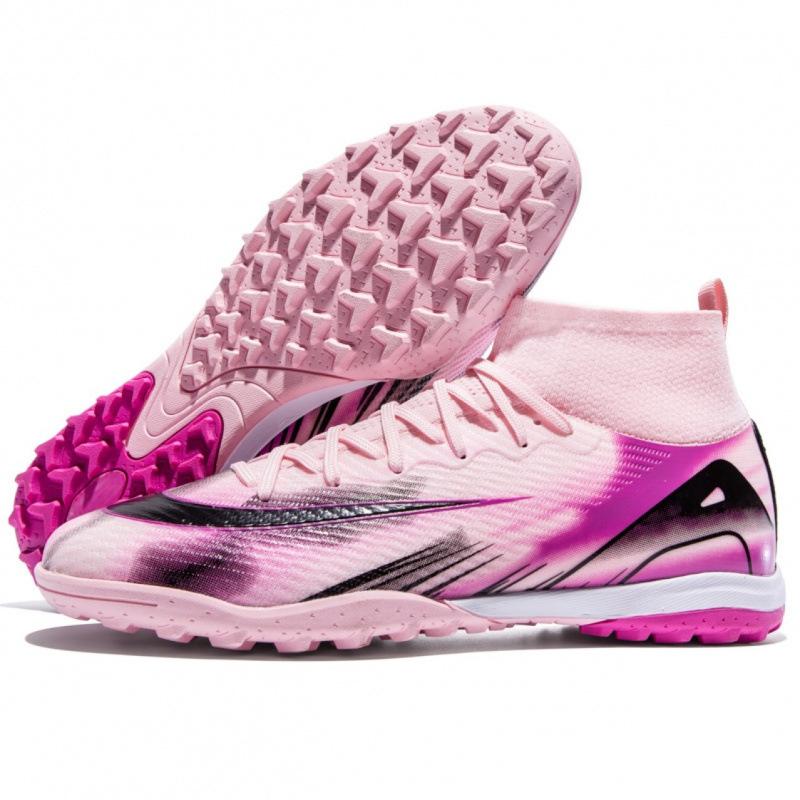 

C Romesi World Cup thorn 16 children s football shoes men s high-top students long spikes broken nails competition sports shoes 45