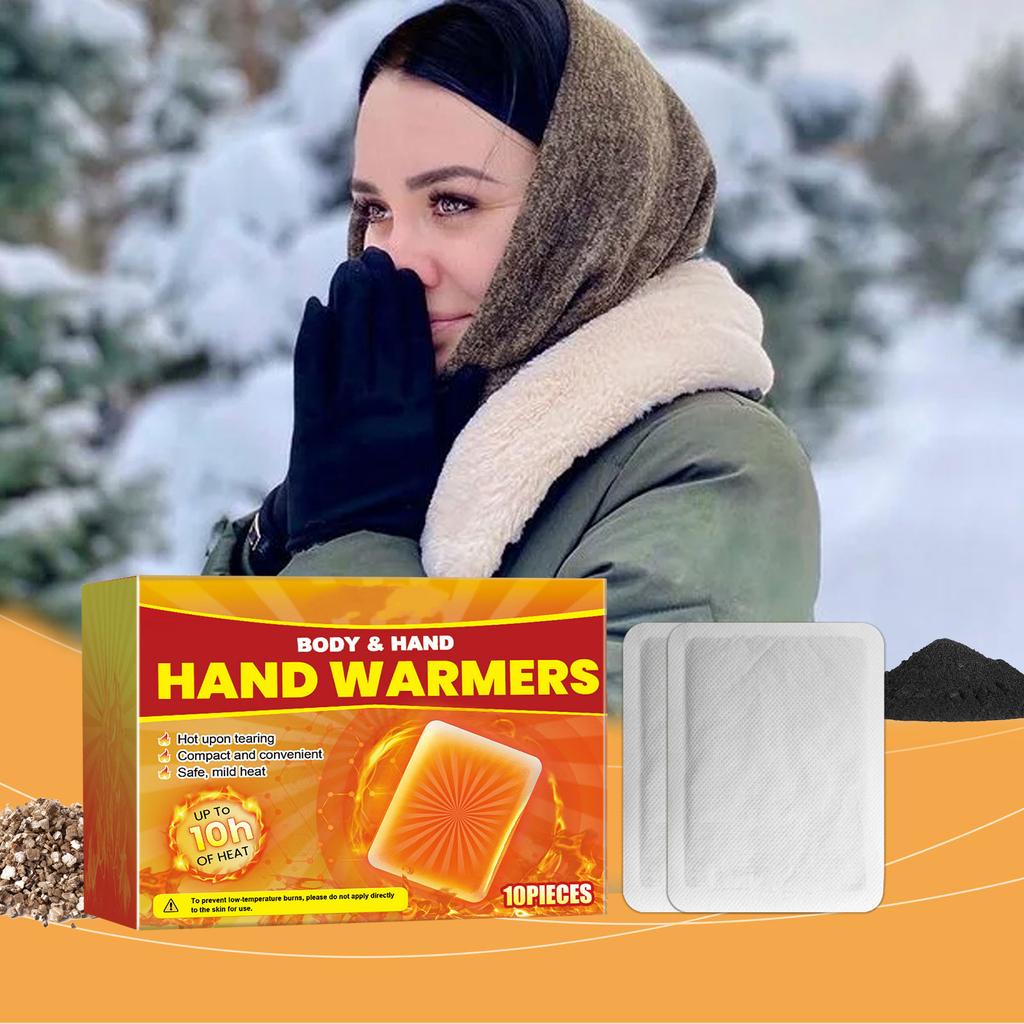 Hand Warm Pads Disposable Hand Warmers Long Heating 10Hours Warm Hand Warmer Hand Heat Pads for Outdoor Activities