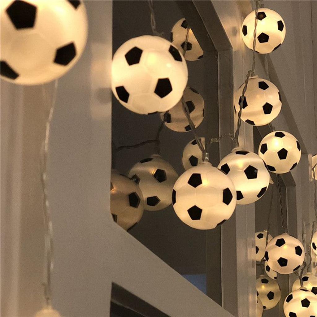 10 diod LED do piłki nożnej, oświetlenie wewnętrzne, oświetlenie zewnętrzne, akcesoria ogrodowe, kształt piłki nożnej