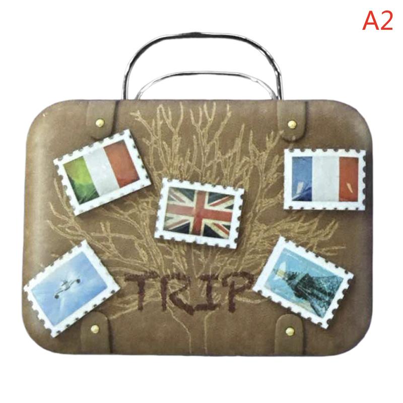 

Металлический мини-чемодан для кукол, миниатюрные игрушки, багажник, украшение кукольного домика as the picture