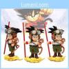 Pvc Dragon Ball Z Goku Q Version Standing Gk Monkey Goku With Flight Suit Anime Statue Collectible Figurine 16cm