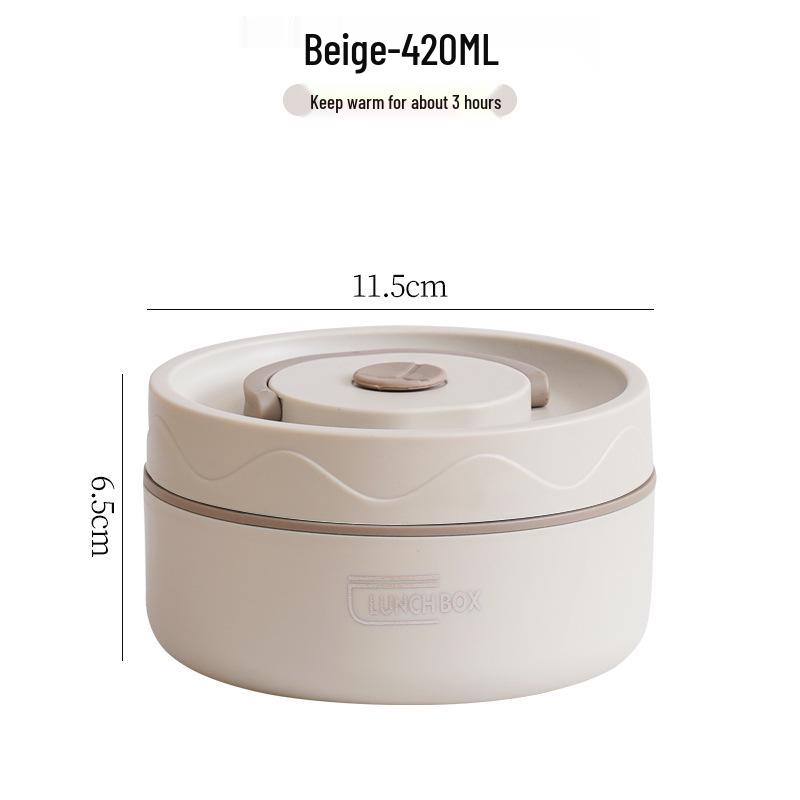 304 Stainless Steel Multi-layer Insulated Bento Box for Home or Office - Portable Single-Person Lunch Container