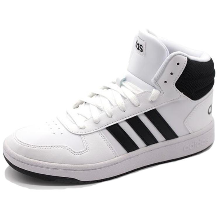 adidas Hoops 2.0 Mid White Black Men s FY8617 EU 40⅔