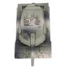 Tank Model Toy with Sound Light Effect Alloy Decoration 360 Degree Rotation Tank Action Model J48 3
