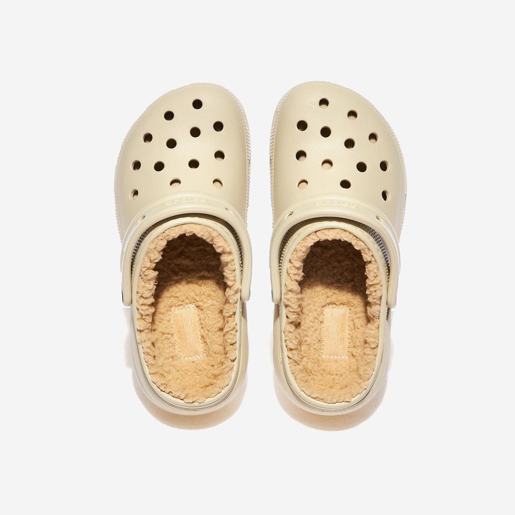Crocs Klasické platformové podšívkované pantofle pro ženy, CRS207938, 1010100096, Populární korejské boty