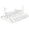 Towa Sangyo NSR Laundry Drying with Side Shoulder Bulk Shape Larger Clothing 8-Hange Rack, White, Hooks, Slide, Drying, Retention, T-Shirts,