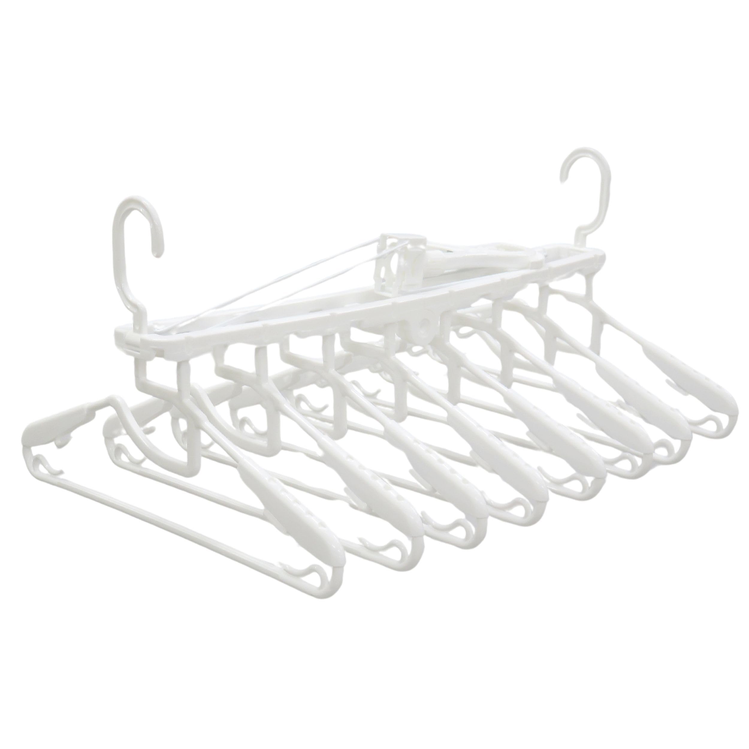 

Towa Sangyo NSR Laundry Drying with Side Shoulder Bulk Shape Larger Clothing 8-Hange Rack, White, Hooks, Slide, Drying, Retention, T-Shirts, білий