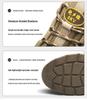 Men's Winter Cotton Safety Work Shoes - Anti-Smash, Anti-Puncture, Warm, Comfortable Protection for Construction Sites.