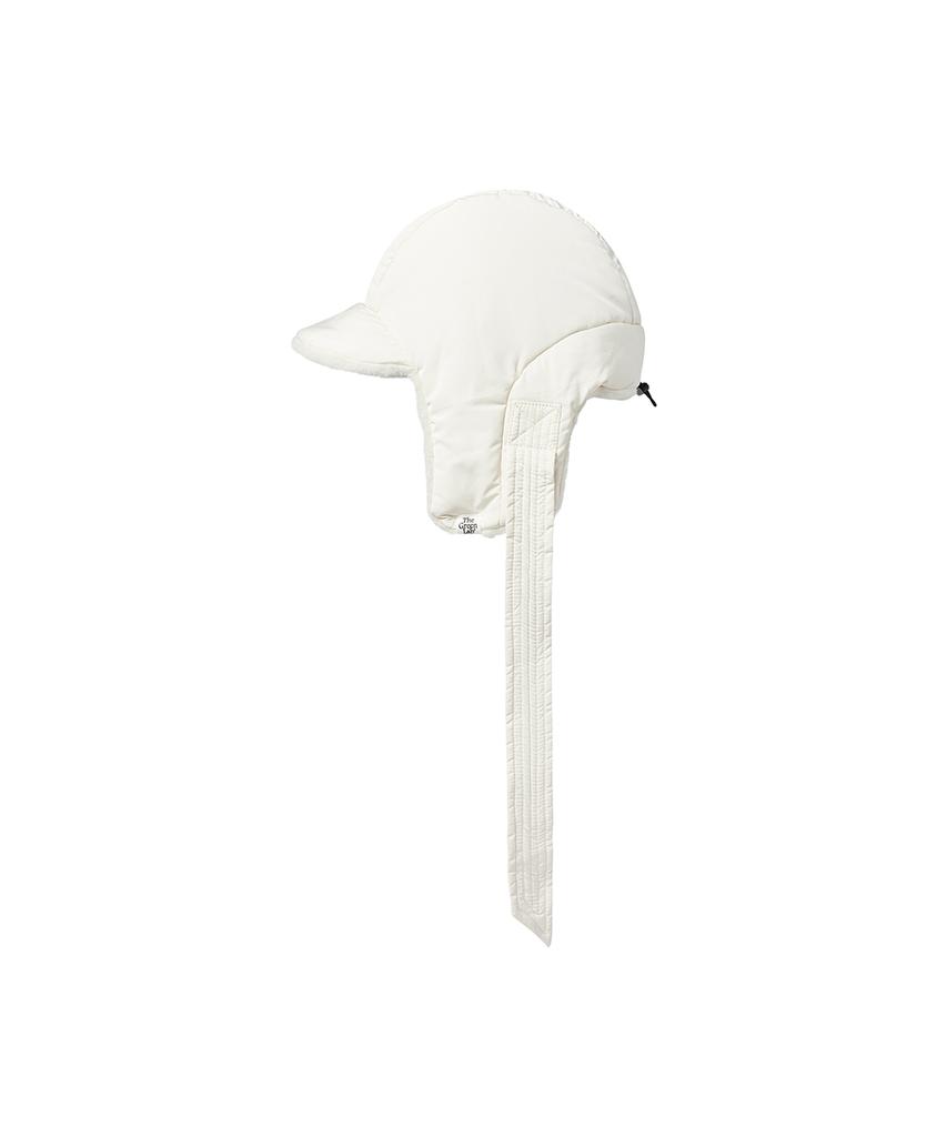 THE GREEN LAB Fur Padded Balaclava [Ivory]
