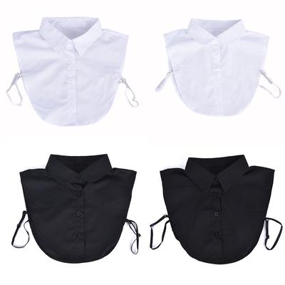 Classic Faux False Collar Half Shirts Detachable Dickey Collar Blouse Half Shirts Vintage Detachable Fakes Collar for Women Men