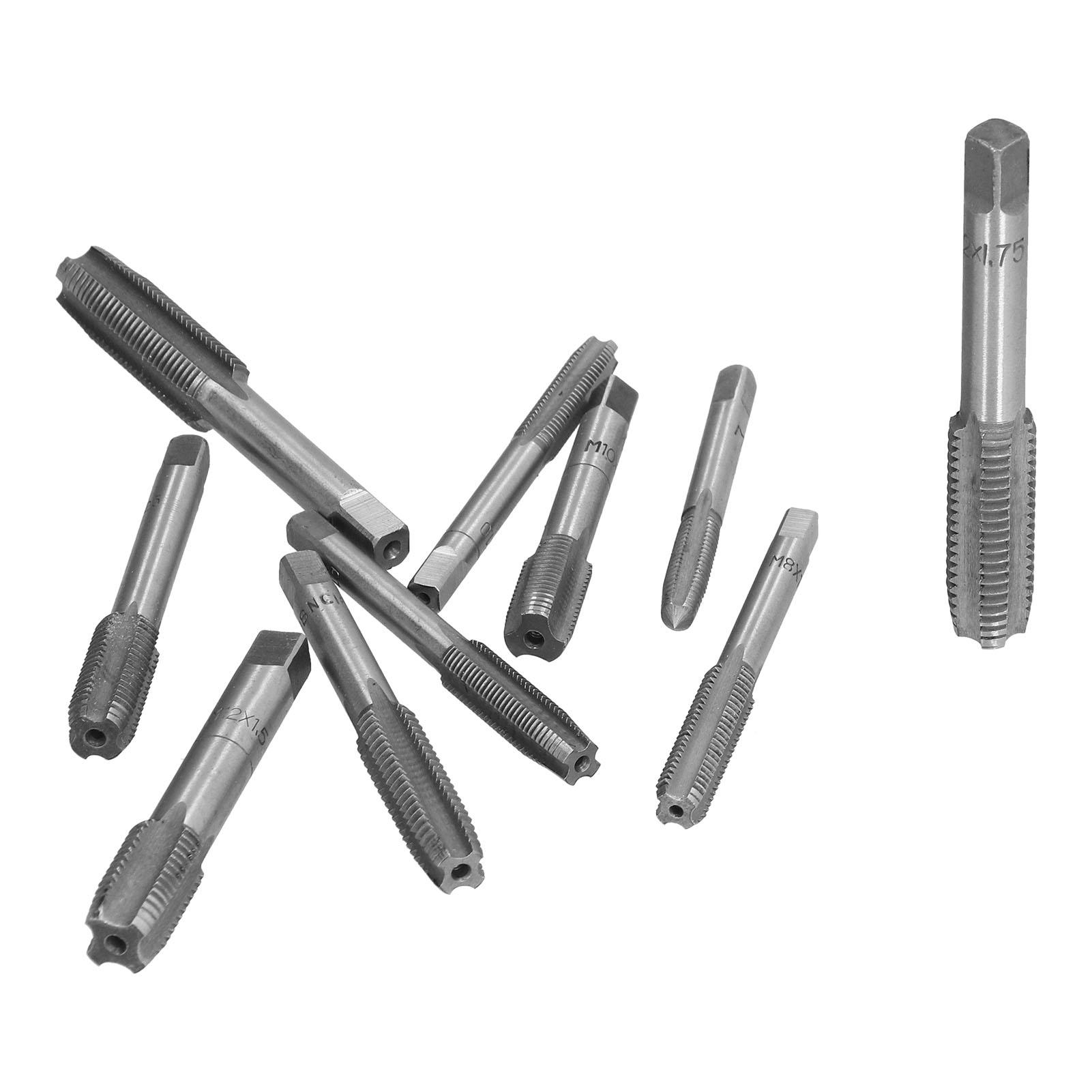 

Набор метчиков HSS Резьбонарезной инструмент Метчик Ручные инструменты для металла M6Аппаратное обеспечение M12