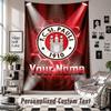 Wall Hanging Tapestry With Custom Name & Text, FC St. Pauli Decorative Tapestry For Bedroom