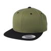 Yupoong Mens The Classic Premium Snapback 2-Tone Cap