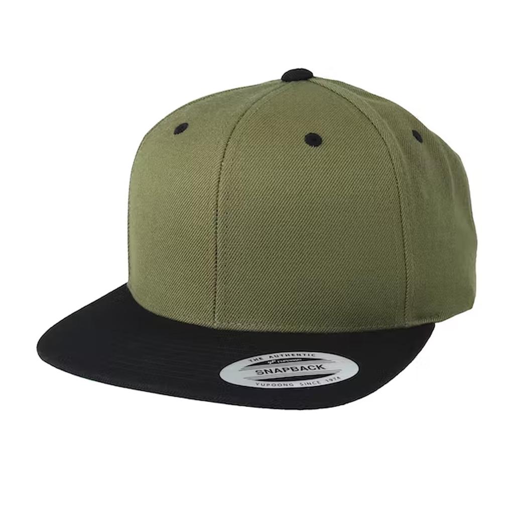 Yupoong Mens The Classic Premium Snapback 2-Tone Cap