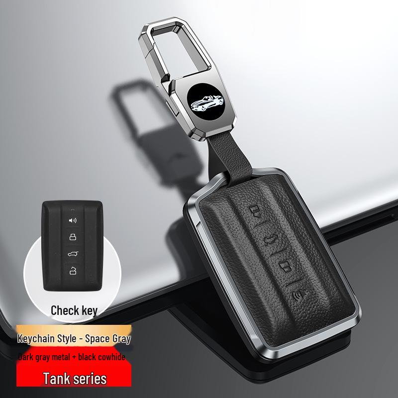 New Tank 300 Key Case with Logo - 2021 Model Remote Shell and Buckle Modification