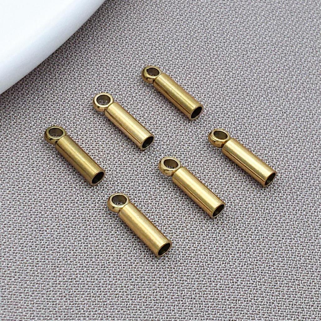 Stainless Steel Gold Chain Clasp Leather Connector for DIY Bracelet/Necklace Jewelry