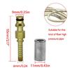 High Pressure Washer Hose Insert Fittings Car Washer Water Cleaning Hose Pipe Fitting TwistConnector Quick Fixing