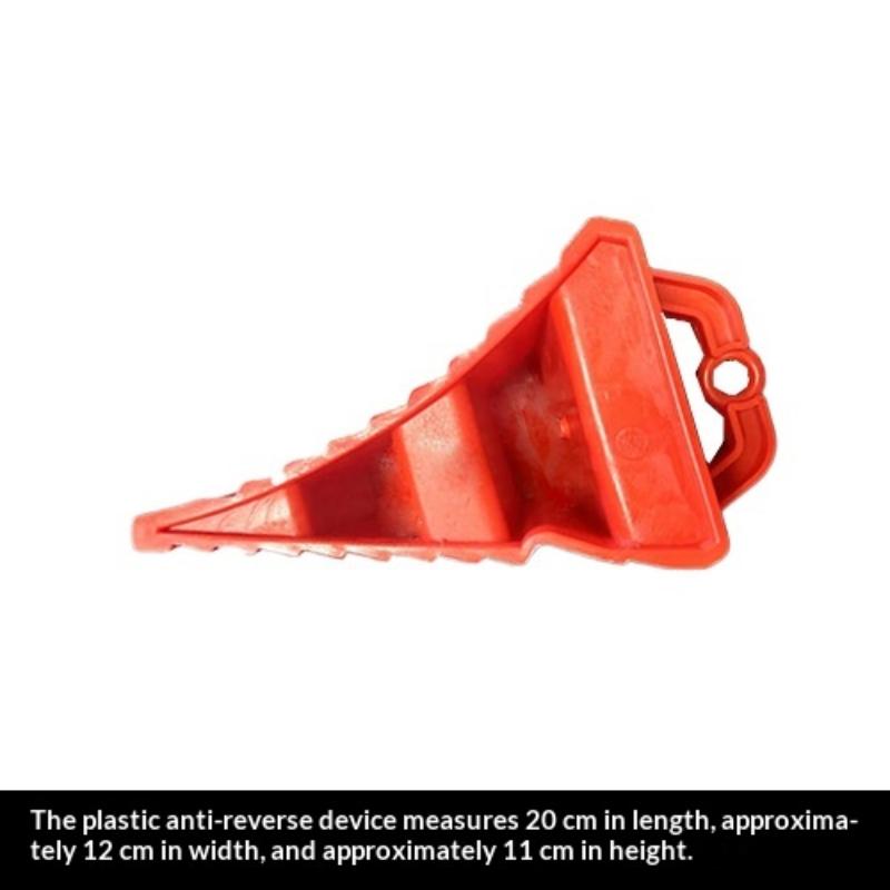 1Pcs Anti Slip Tire Stop Block Car Wheel Chock Heavy Duty Parking Wedge Truck Trailer Rv Safety Portable Vehicle Accessory