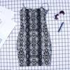 2026 Sommer Trendiges Sexy Schnür-Schlangenprint-Kleid für Damen