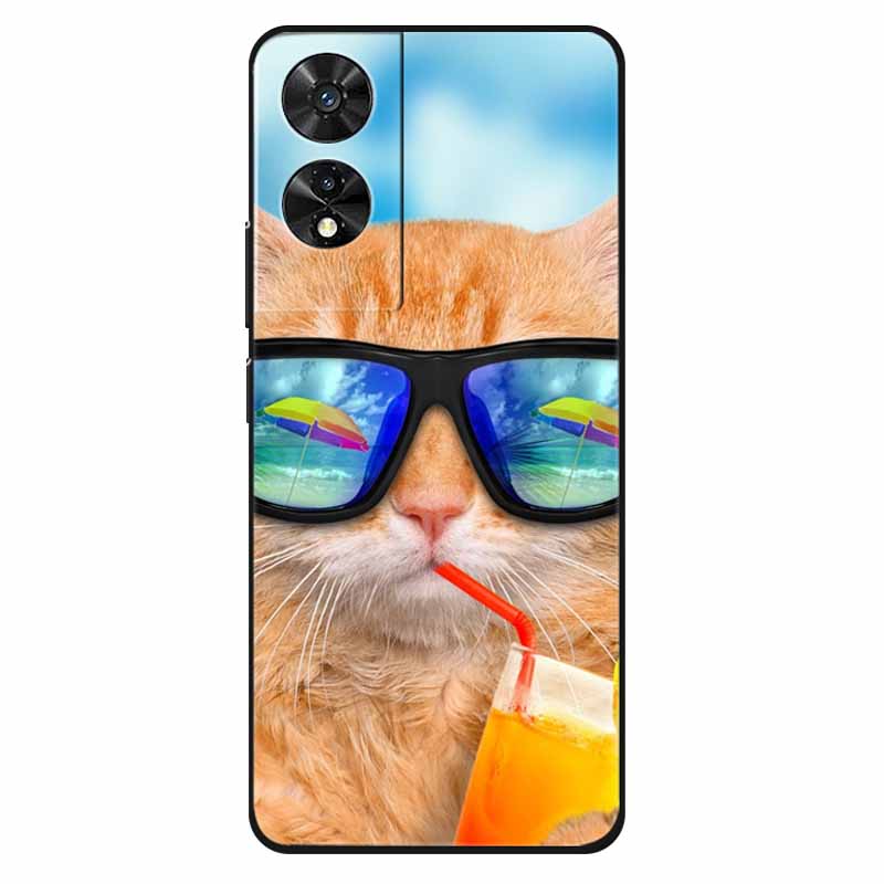 For TCL 505 Case Silicone Fashion Protective TPU Soft Funda for TCL 505 Phone Cover Animal Bumper for TCL505 Coque Shell Cute