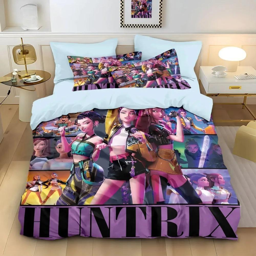 H-unter Duvet Cover pillowcase Bedding Bedroom Decoration Children Gift adult Single Double bed Large SizeZip Duvet Cover