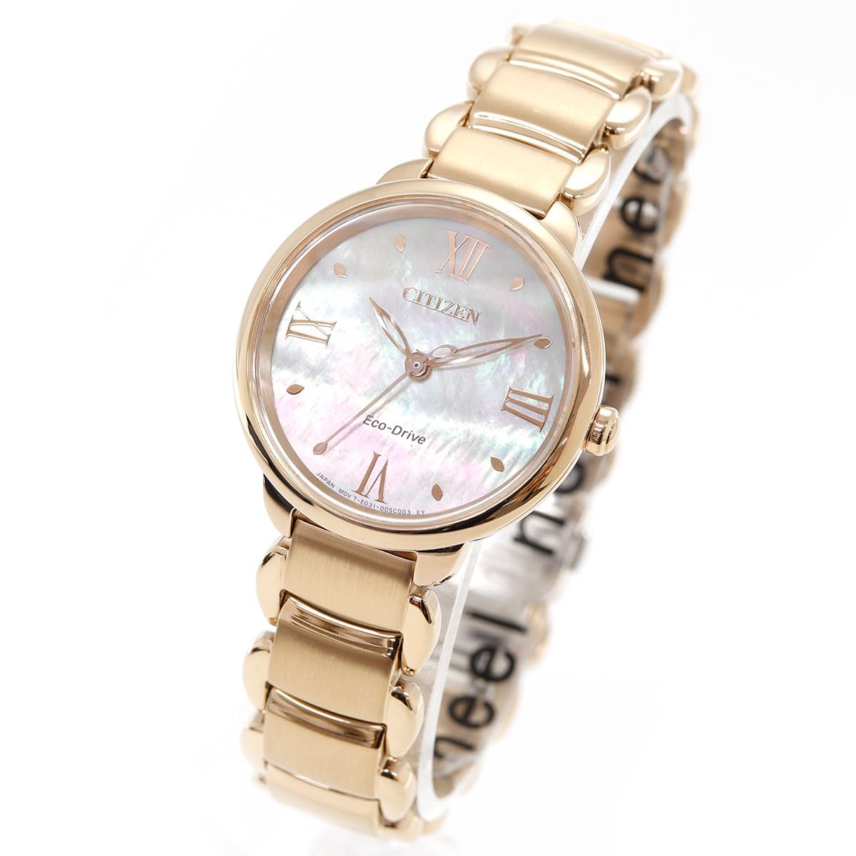 

Citizen L Waterproof Solar Watch Gold Mother-of-Pearl EM0929-81Y Women s золотий