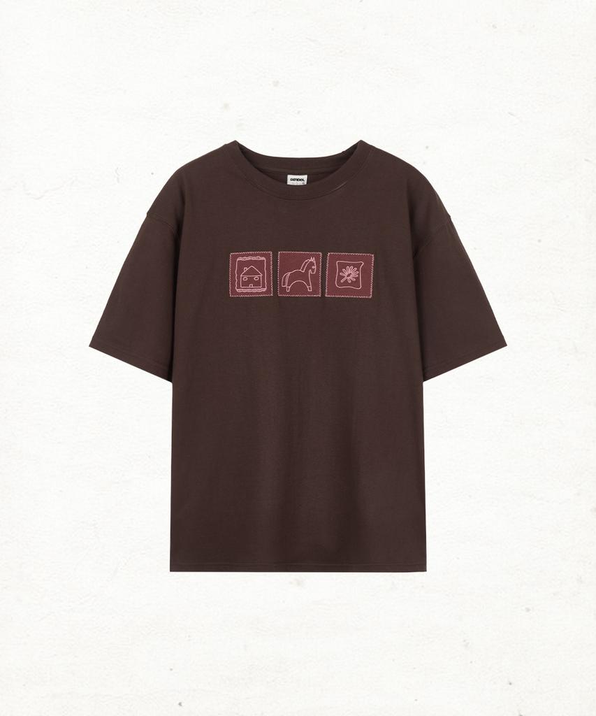Dandel Dd Horse Gallery Tee (Brown)