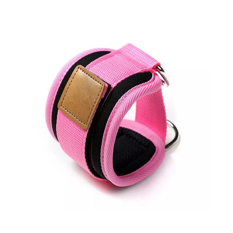 Adjustable Ankle Strap with D Loop Shoulder Support for Fitness Leg Strength Exercise Foot Protection Cuff