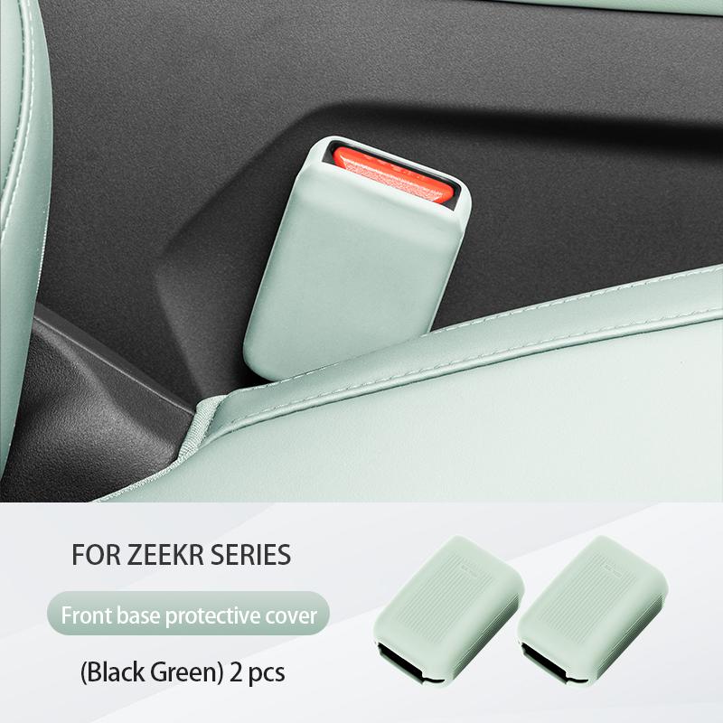For ZEEKR 001 X belt buckle Silicone Case Snap protector Anti scratch and anti abnormal noise Seat belt interior accessories