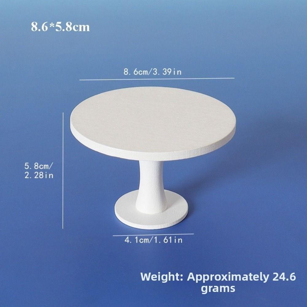 Multistyles Wood Coffee Dining Table Chairs Modern Simple Simulation End Table for OB11 Doll