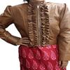 Women's Lambskin Leather,Western Style Real Leather,Ruffled Style Jacket ,Clubbing Party Wear ,Birthday Party Jacket , Best Gift For Her