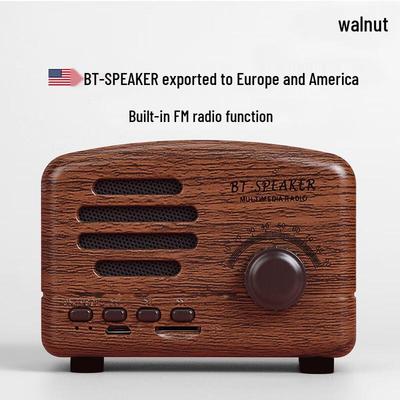 SMEBERT BT01 Retro Wood Radio Bluetooth Speaker CN Plug (adapter Included)