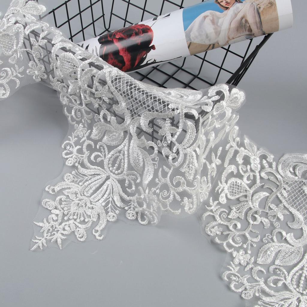 Width 32Cm Star Lace Transparent Sheet Lace Fabric Clothing Accessories Car Bone Lace Full Width