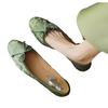 French Retro Ballet Flat Shoes Women's Spring and Autumn Doudou Shoes Round Head Bow Light Mouth Versatile National Style Single Shoes