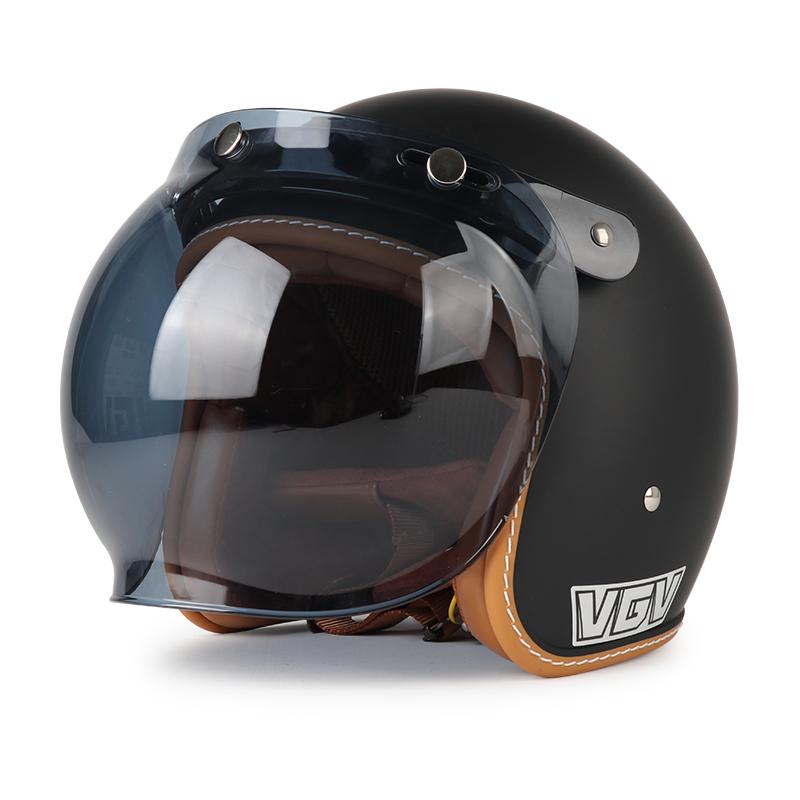 Motorcycle Helmet Retro Classic 3/4 Helmet Four Seasons Male and Female Children s Universal Electric Vehicle Cruise Safety Helm M
